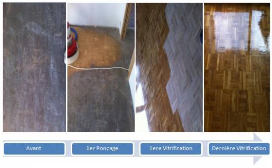 Rénovation Parquet Abimé dans le 6eme