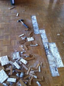 Rénovation de Parquet en Chêne Mosaïque à Cassis avec Parqueteur 13