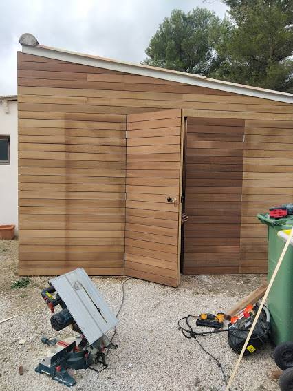abris de jardin en bois cassis